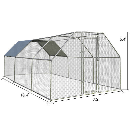 9.5 x 19 Feet Large Walk In Chicken Coop-4