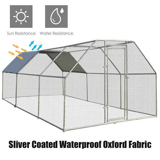9.5 x 19 Feet Large Walk In Chicken Coop-2