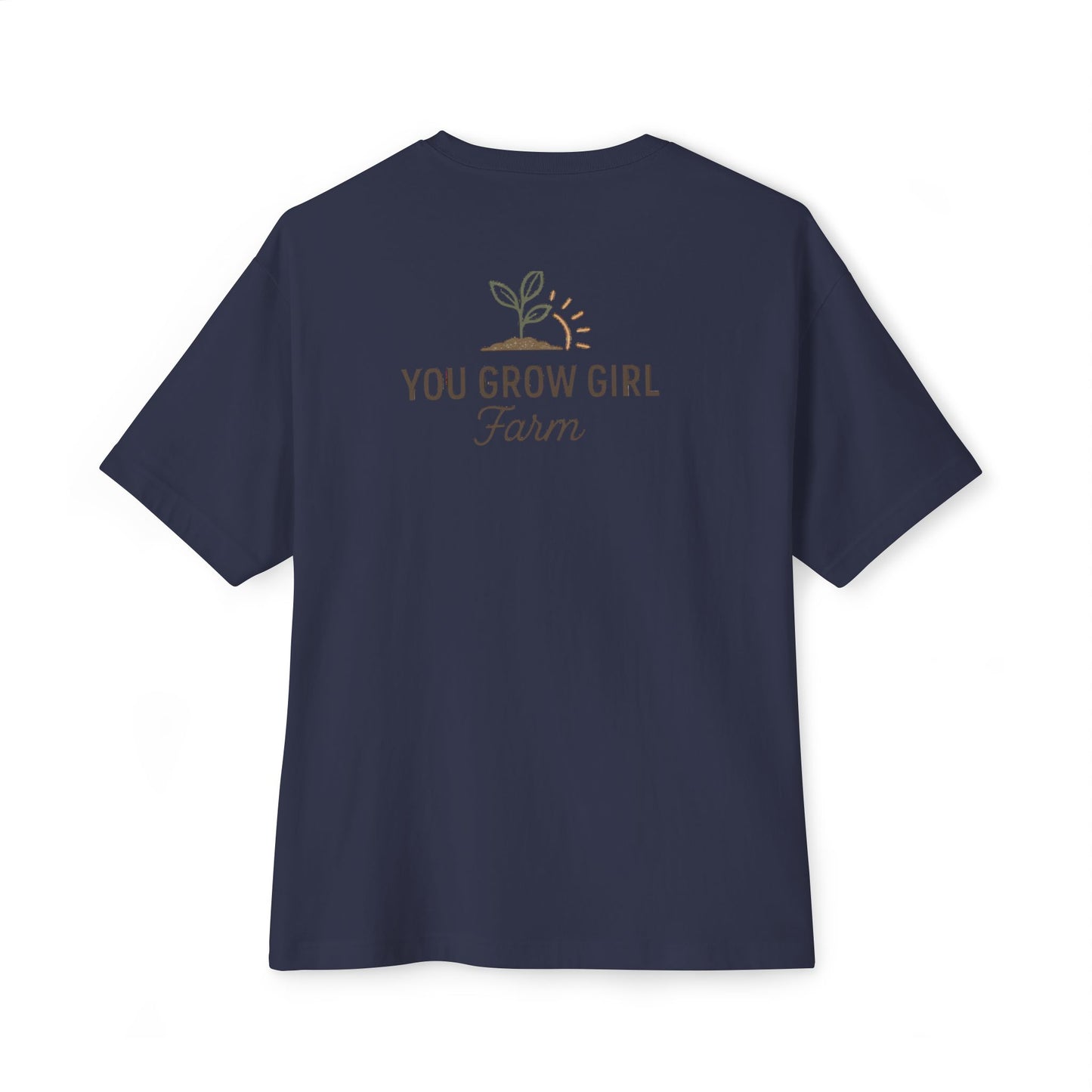 You Grow Girl Unisex Oversized Boxy Tee – Perfect for Garden Lovers, Nature Enthusiasts, Casual Wear, Gifts, Summer Style