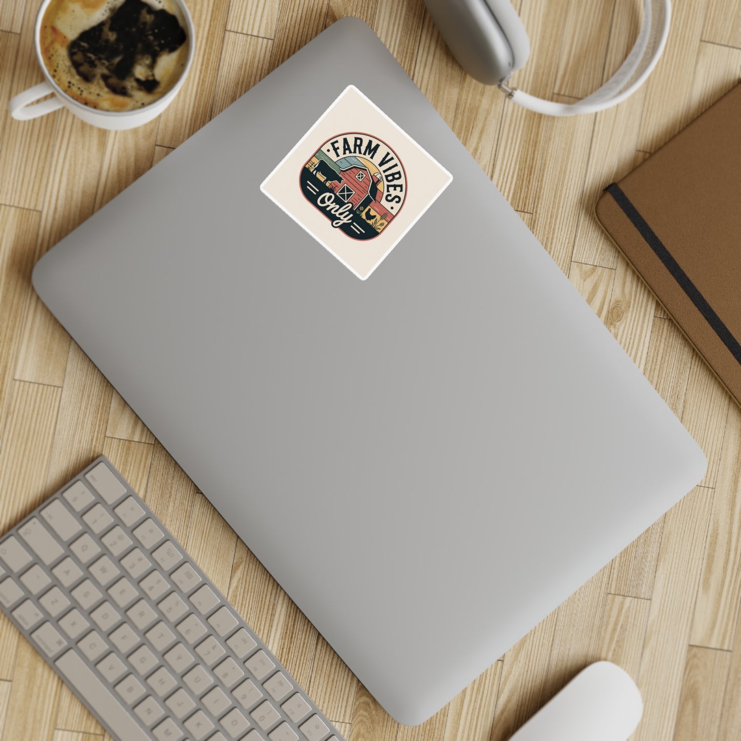 Farm Vibes Sticker Sheet Bundle, 5pcs | Country Decor, Rustic Stickers, Farmhouse Aesthetic, Melodic Vibe Art, Scrapbooking Essentials