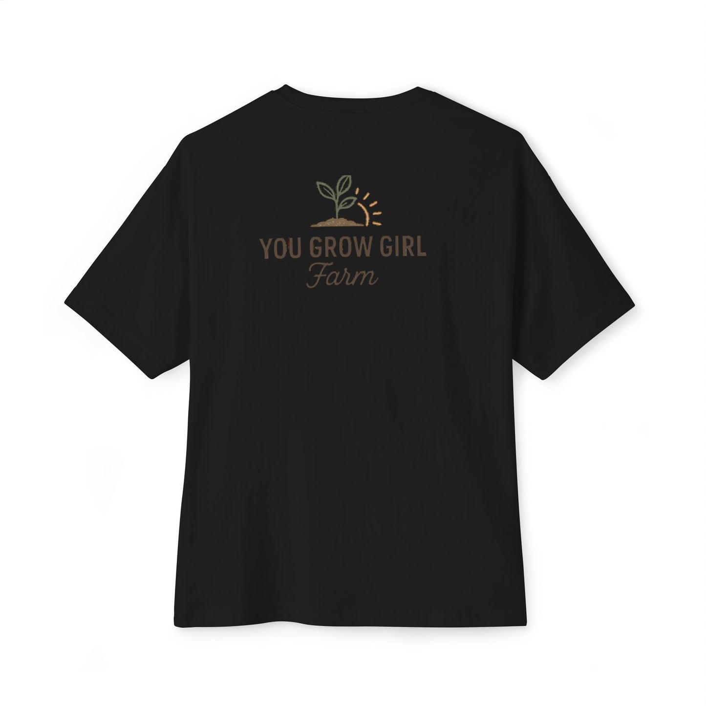 You Grow Girl Unisex Oversized Boxy Tee – Perfect for Garden Lovers, Nature Enthusiasts, Casual Wear, Gifts, Summer Style